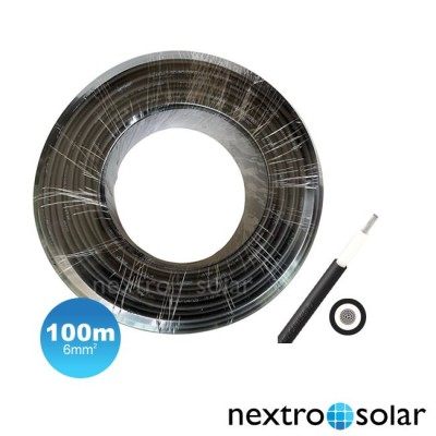 Solarkabel 6mm² 100m - schwarz