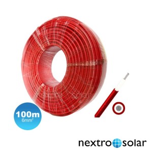Solarkabel 6mm² 100m - rot - red